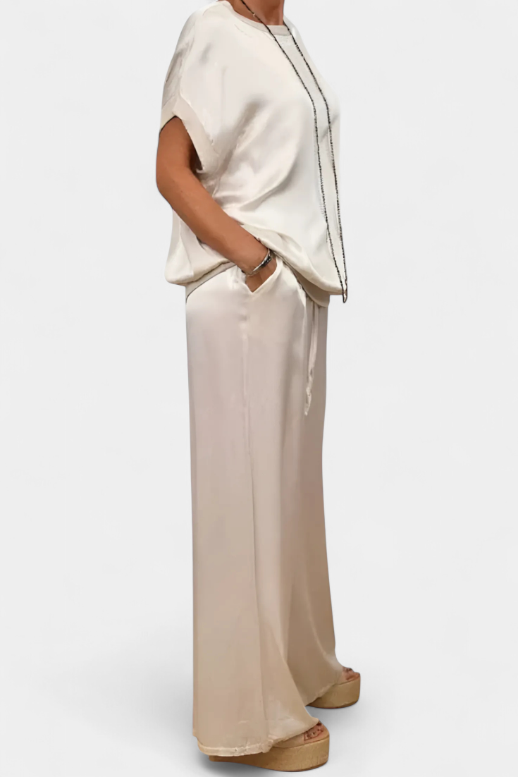 Blasa Conjunto de Primavera de Dos Piezas con Estilo Sofisticado