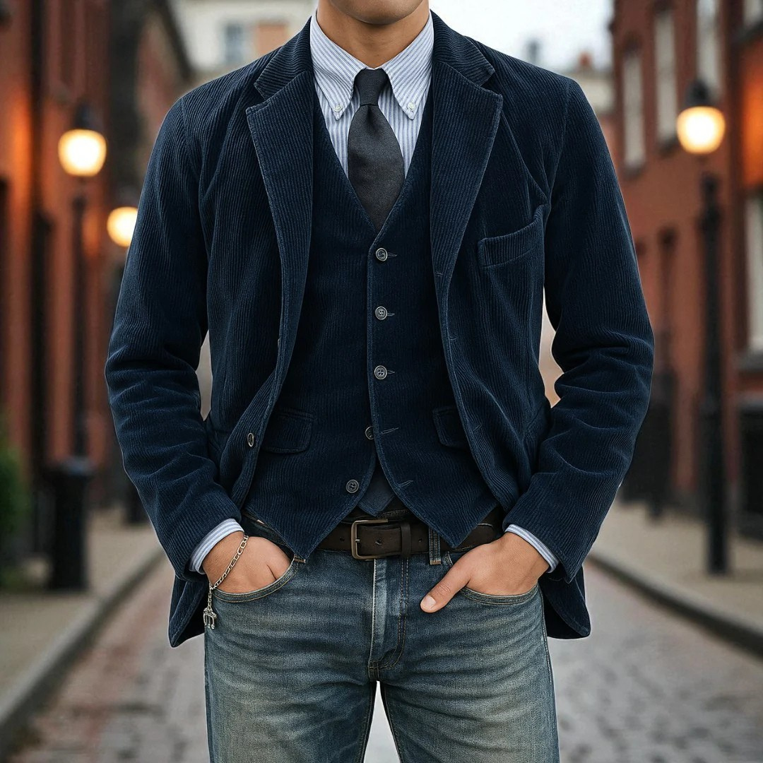 Van Elst Mode® | TRAJE DE 2 PIEZAS: BLAZER Y CHALECO