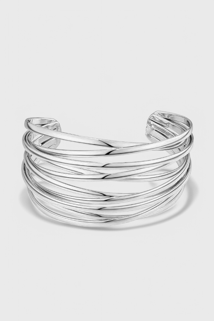 Brazalete de Alambre en Capas