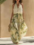 Aimy - Conjunto Floral Amplio 2pzs Bohemio Chic
