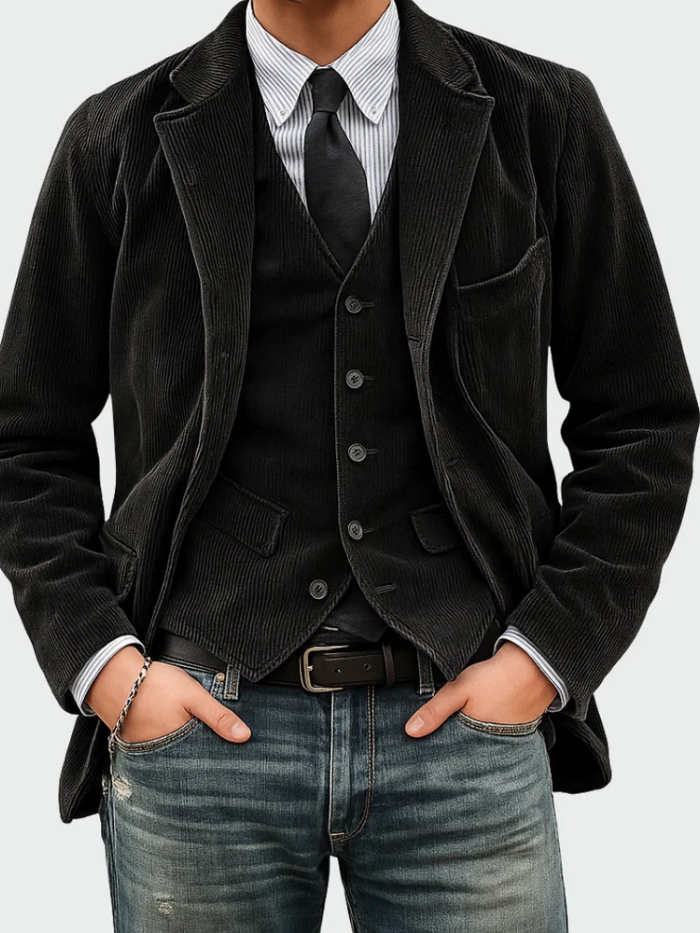 Van Elst Mode® | TRAJE DE 2 PIEZAS: BLAZER Y CHALECO
