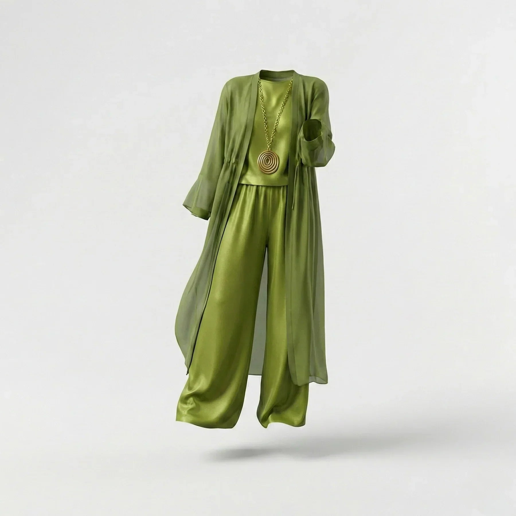 Medina - Conjunto de 3pzs de Algodón Elegante y Modesto