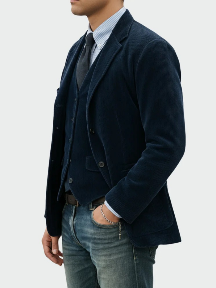 Van Elst Mode® | TRAJE DE 2 PIEZAS: BLAZER Y CHALECO
