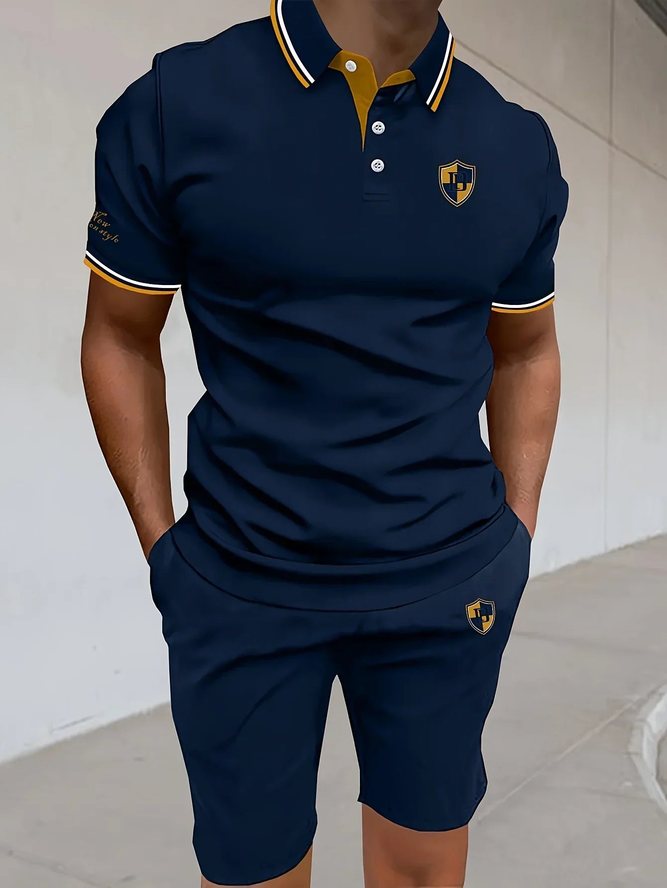 Philbert - Conjunto Completo Polo y Shorts Chic Casual