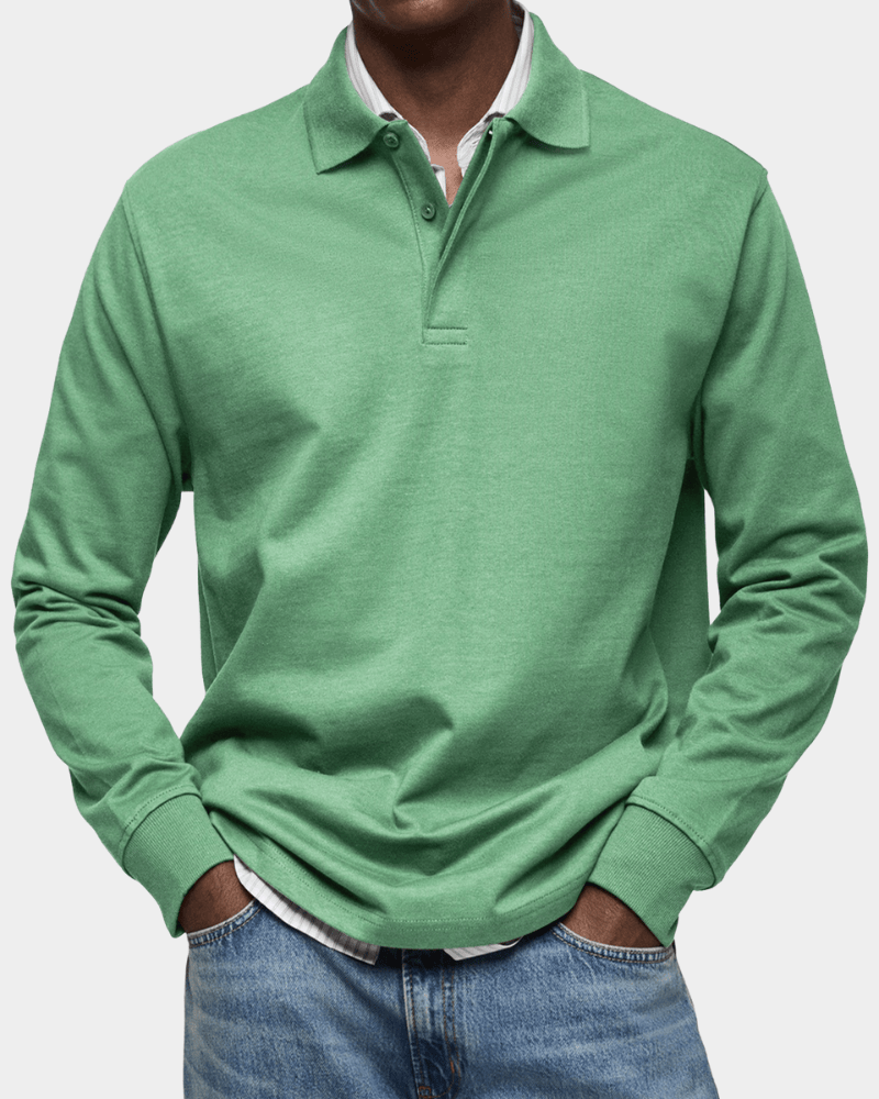 Van Elst Mode® | Polo Cómodo de Manga Larga