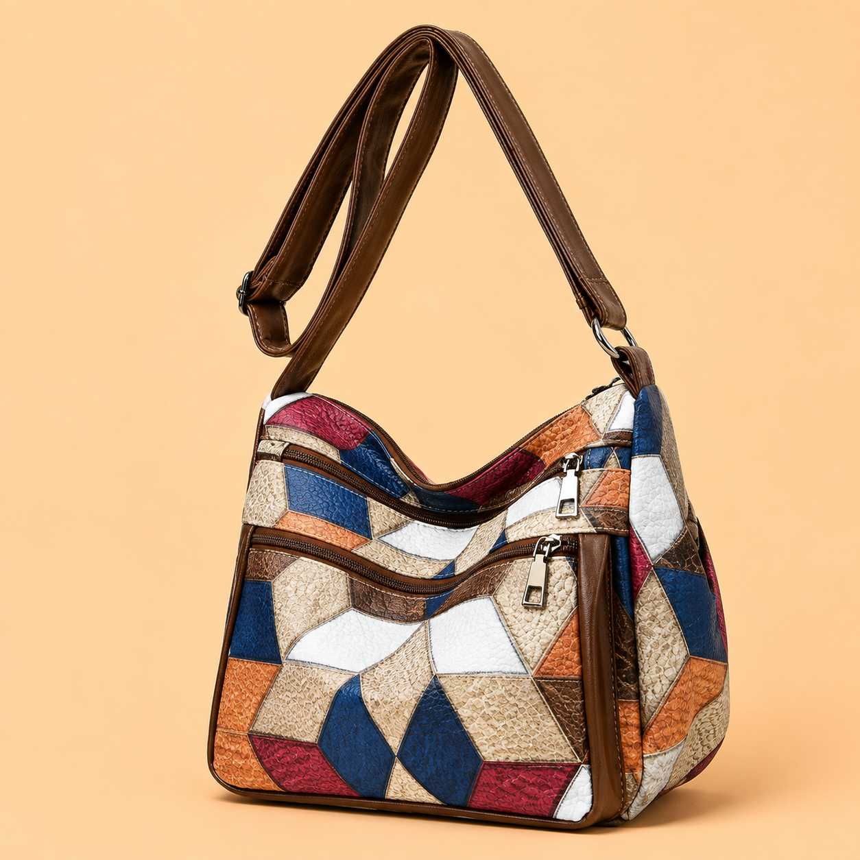 Elena - Bolso con Bandolera Elegante de Cuero Hecho a Mano