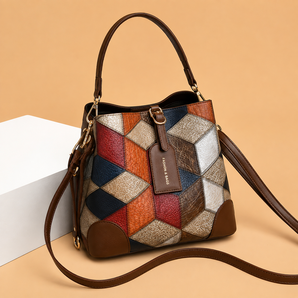 Manuela - Bolso con Bandolera Elegante de Cuero Hecho a Mano