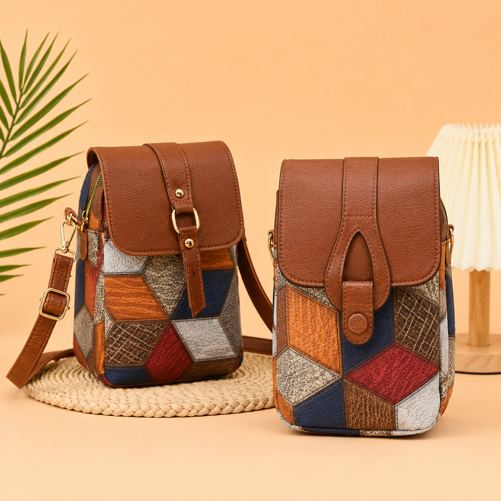 Alma - Bolso con Bandolera Elegante de Cuero Hecho a Mano