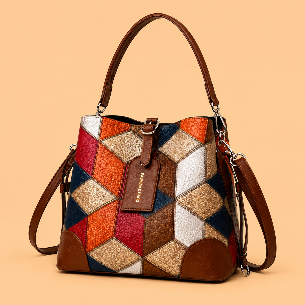 Manuela - Bolso con Bandolera Elegante de Cuero Hecho a Mano