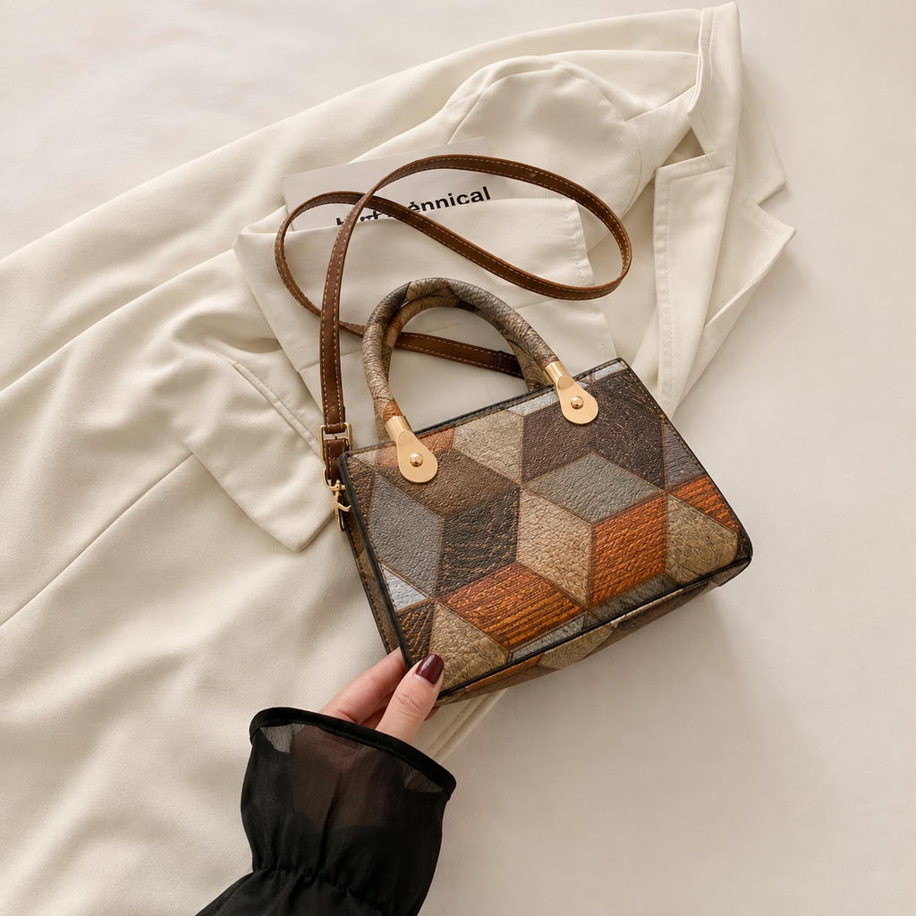 Aurelia - Bolso con Bandolera Elegante de Cuero Hecho a Mano