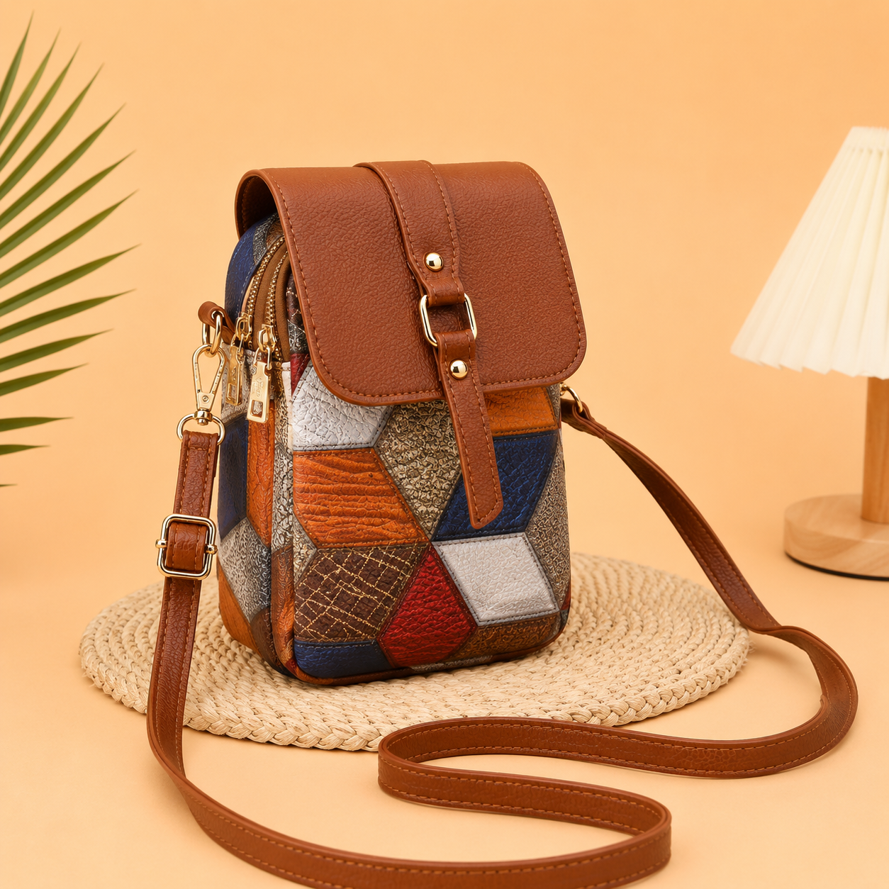 Alma - Bolso con Bandolera Elegante de Cuero Hecho a Mano