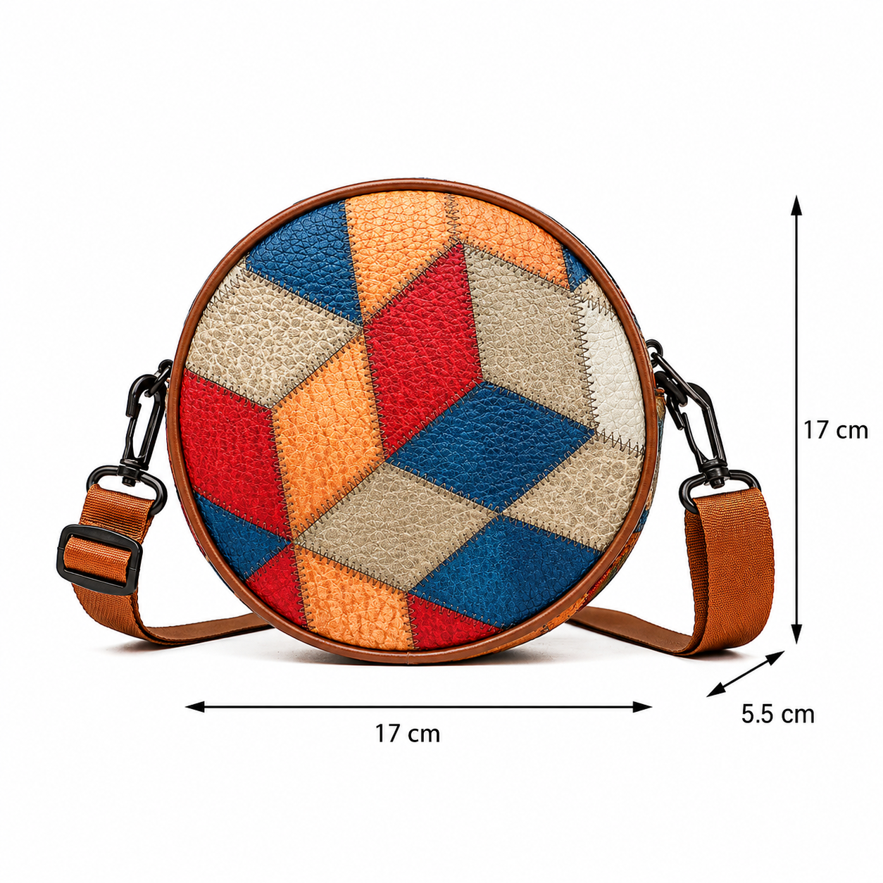 Vera - Bolso con Bandolera Elegante de Cuero Hecho a Mano
