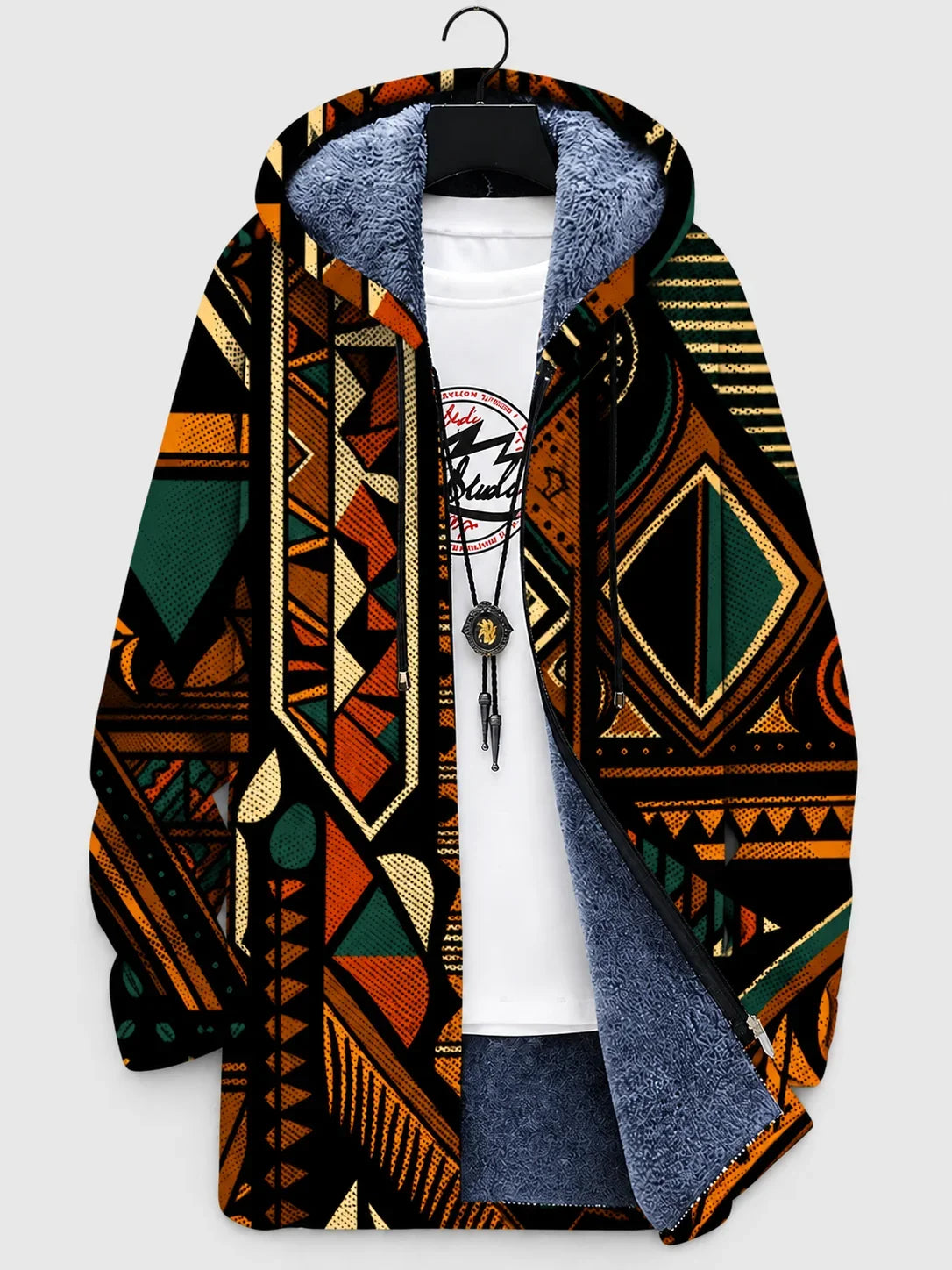 Cárdigan artístico con estampado único