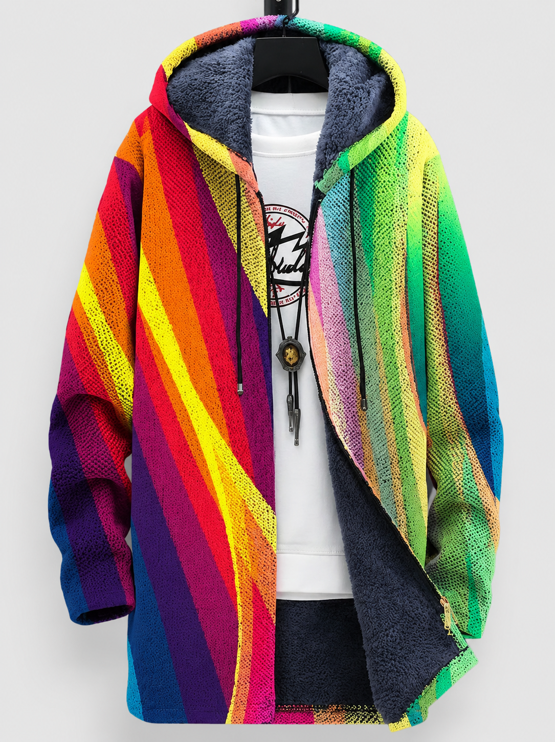 Arco | Cárdigan artístico con estampado único