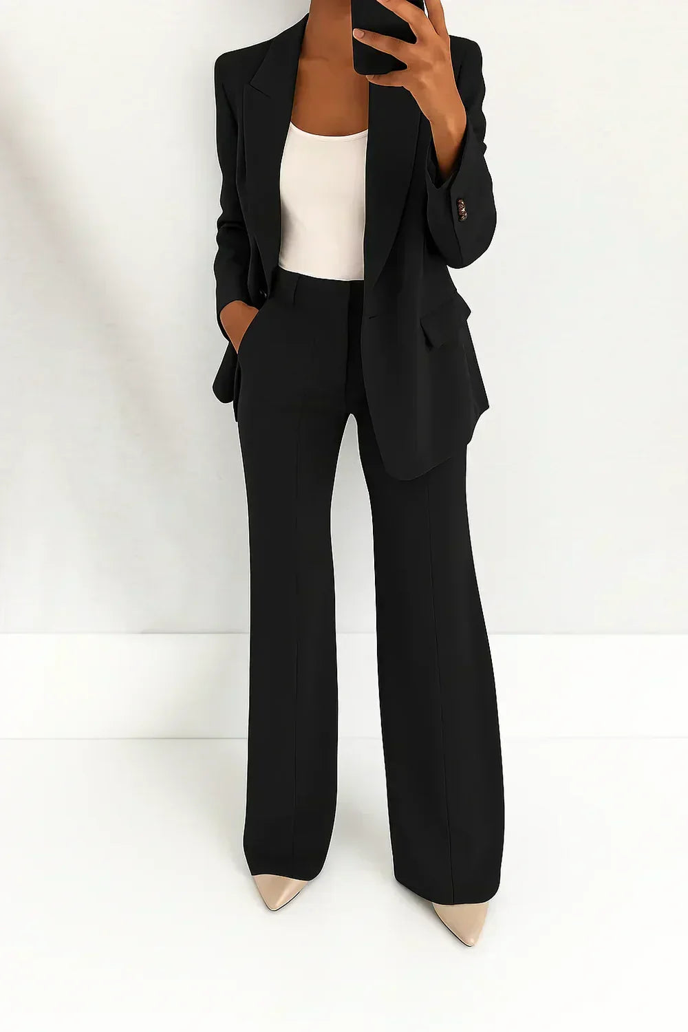 Carmela - Conjunto Elegante Blazer y Pantalón