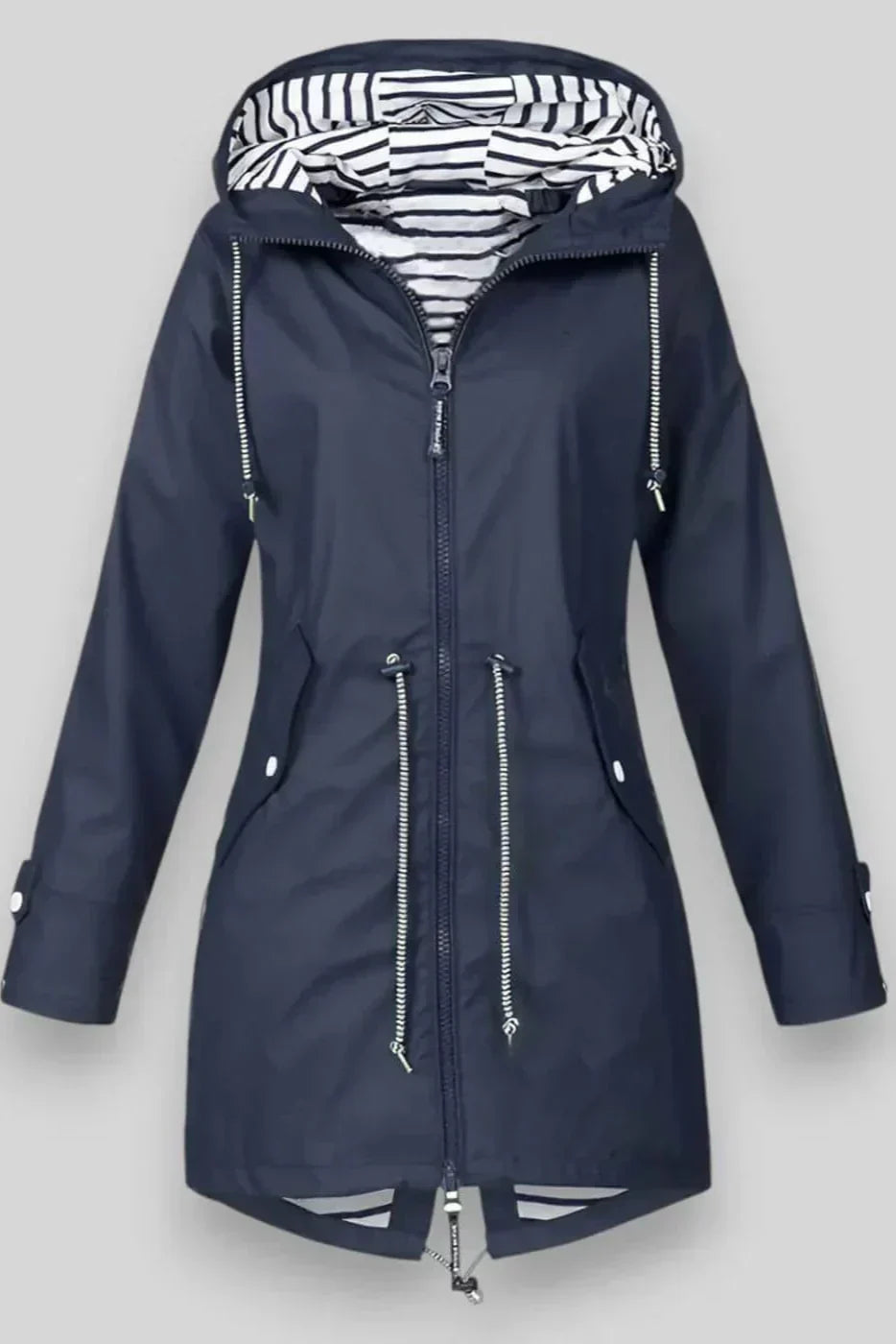 Chaqueta de Lluvia Impermeable Aria Estilosa para Uso Diario
