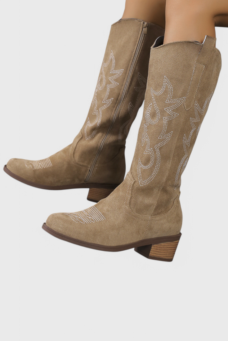 Elka Botas Vaqueras Western de Ante