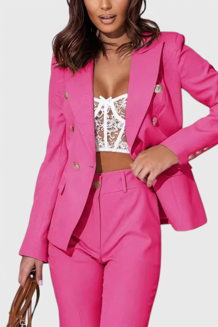 Rosalind Conjunto de Blazer y Pantalones Elegante