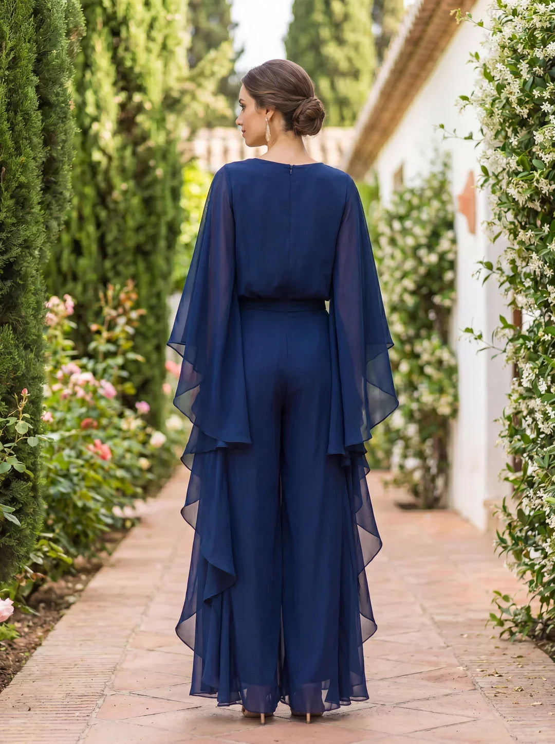 Sushana - Conjunto Chic Fluido de 2pzs en Georgette