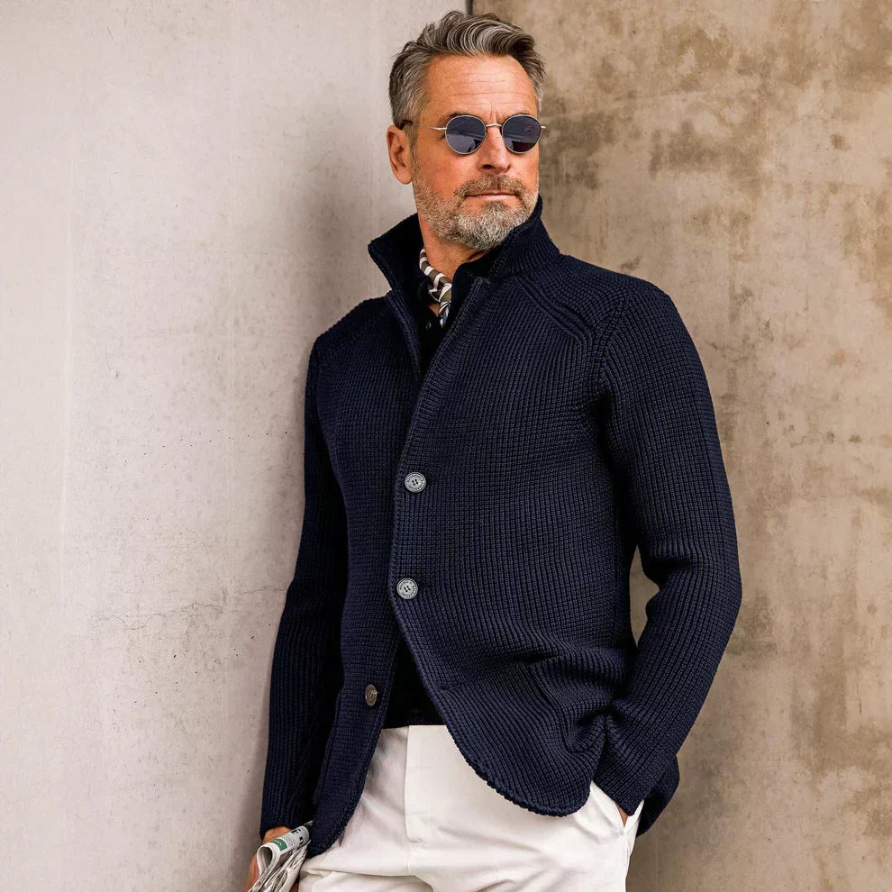 Christian - Conjunto Completo Cárdigan y Pantalón - Chic Masculino