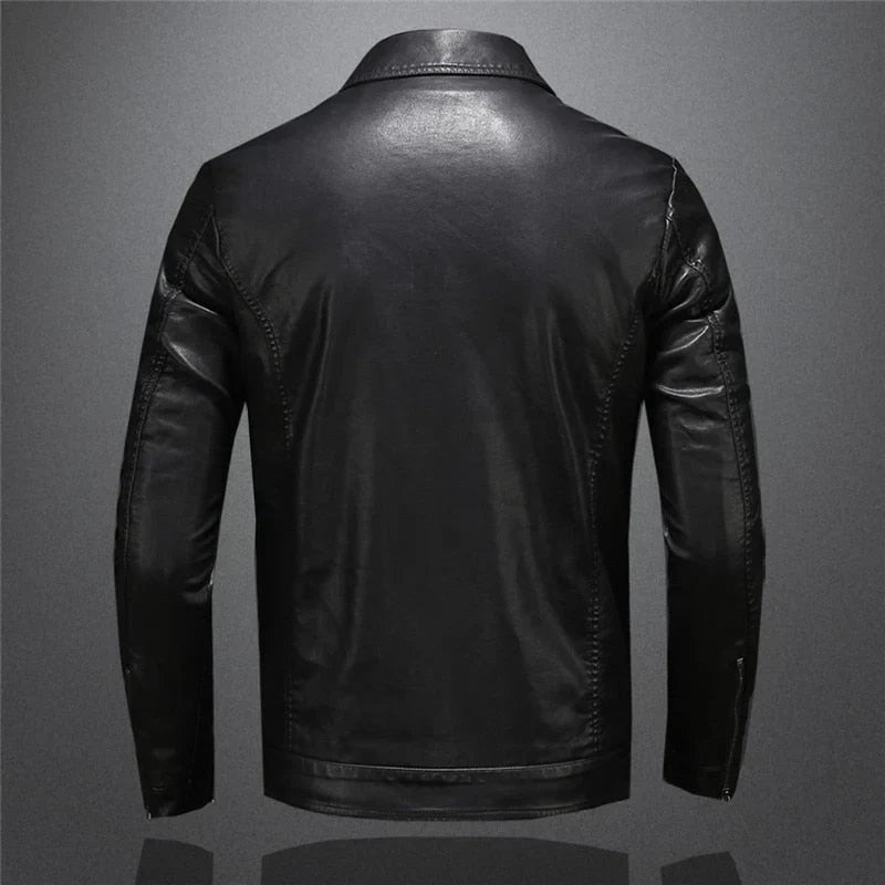 Claudio – Chaqueta de cuero vegano con elegancia moderna