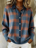 Théa - Cárdigan Acogedor Estilo Camisa