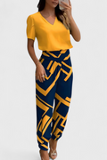 Cassandra Conjunto de Blusa y Pantalones